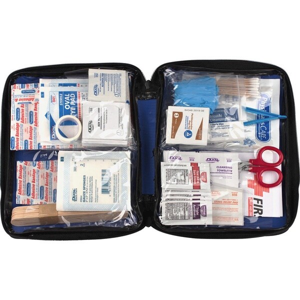 First Aid Kit, Soft Sided Fabric, 195 Pieces
